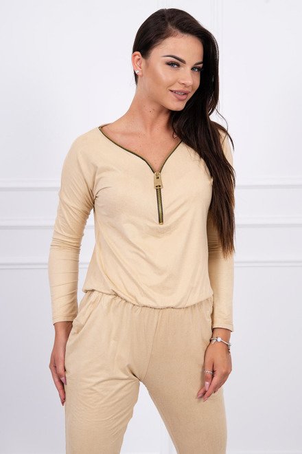  Jumpsuit Elegant cu Fermoar