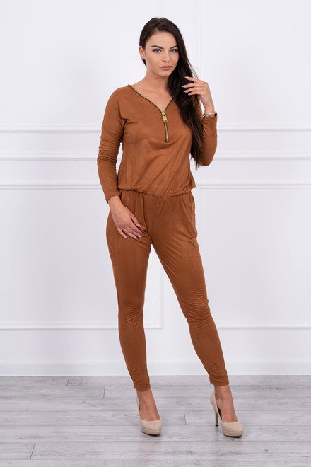  Jumpsuit Elegant cu Fermoar