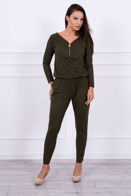  Jumpsuit Elegant cu Fermoar