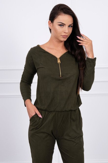  Jumpsuit Elegant cu Fermoar