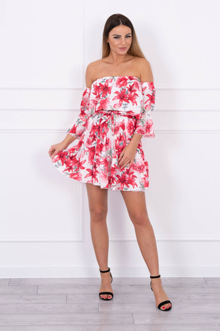  Rochie cu motiv floral