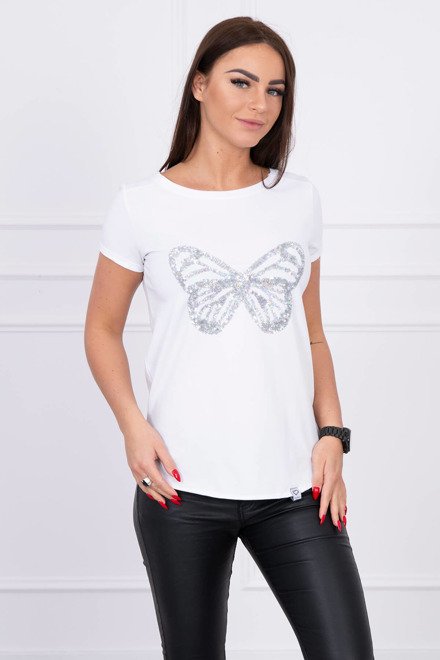  Tricou cu fluture