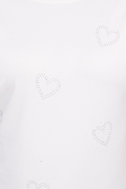  Tricou simplu cu inimi