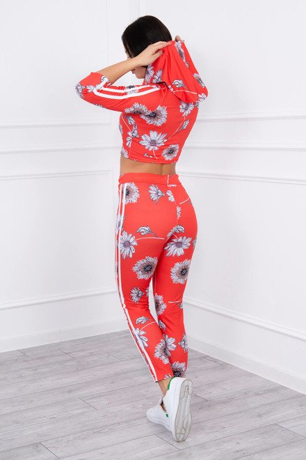  Set cu imprimeu de flori