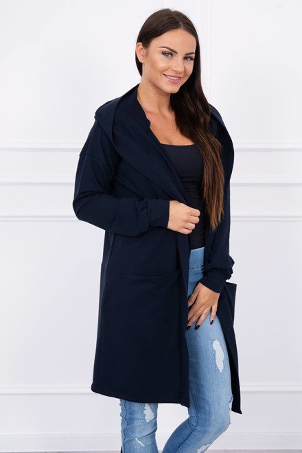  Cardigan cu glugă şi model